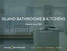 Tablet Screenshot of islandbathrooms.co.uk